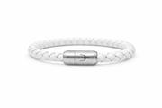 Puro Bianco – Lederarmband Herren Weiß 6mm | Handgefertigt