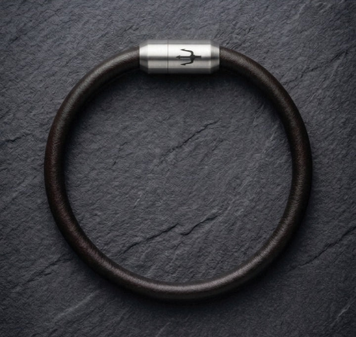 Puro Castagna – Lederarmband Herren Braun 6mm | Handgefertigt