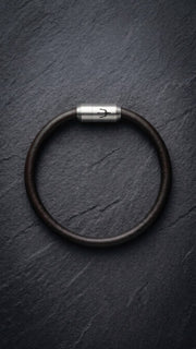 Puro Castagna – Lederarmband Herren Braun 6mm | Handgefertigt