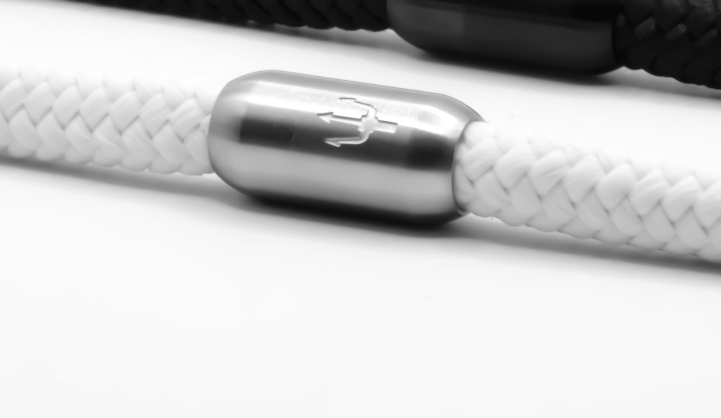 Armband Segeltau Maritim Aqua Grün