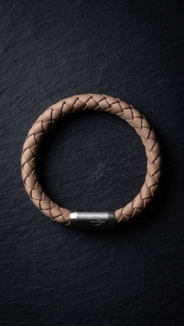 Geflochtenes Lederarmband Herren