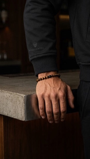 Tigerauge Perlenarmband Herren