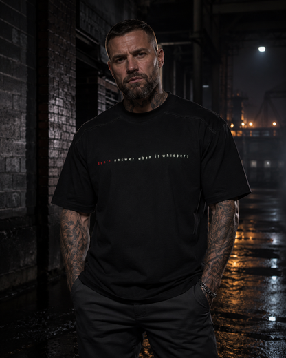 Halloween Shirt Herren – The Whisper Horror Tee | Dreizentia