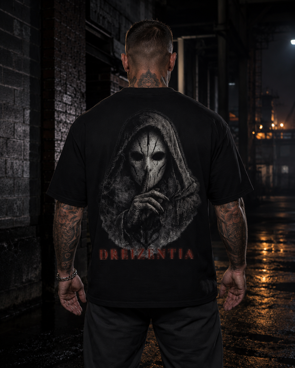 Halloween Shirt Herren – The Whisper Horror Tee | Dreizentia