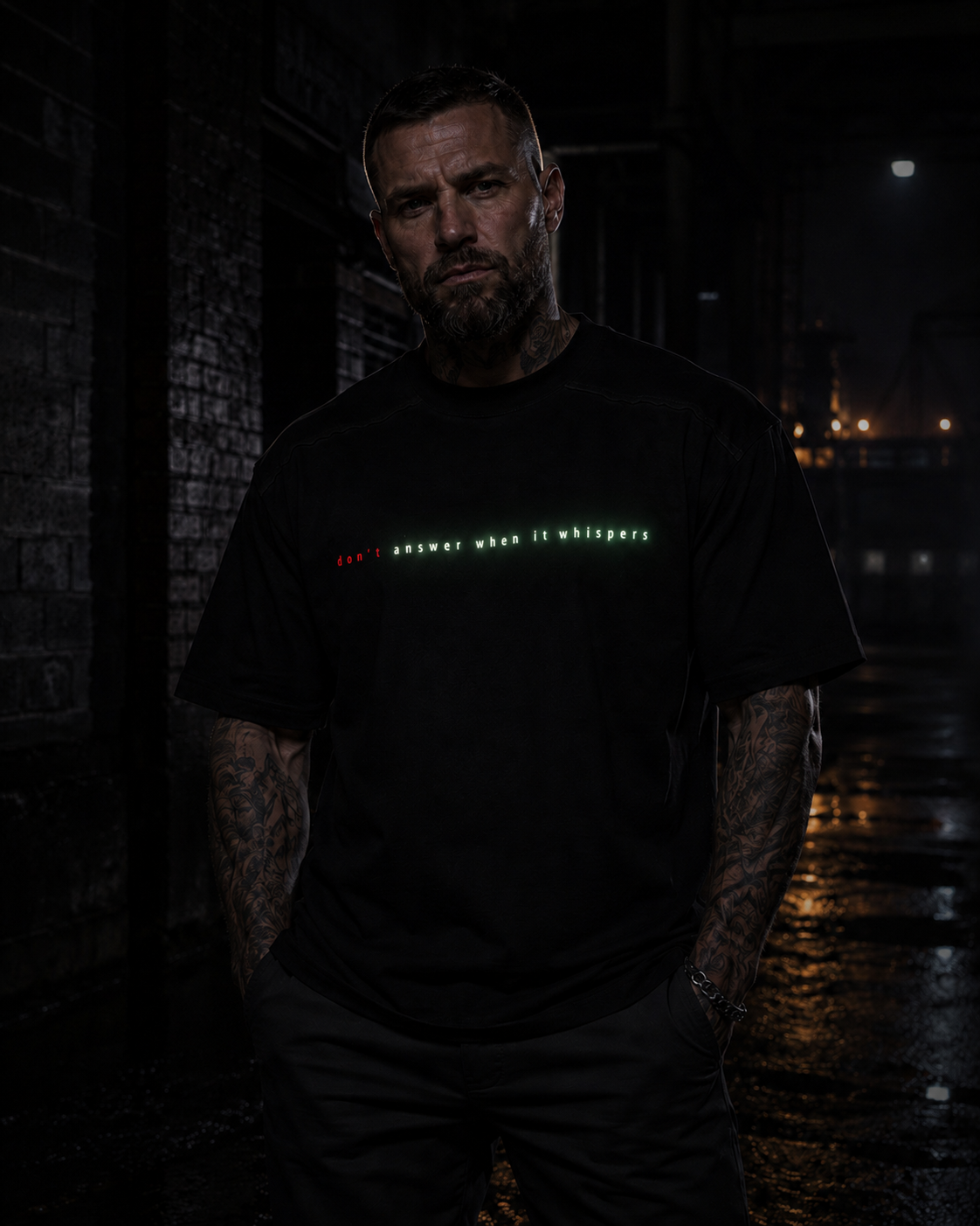 Halloween Shirt Herren – The Whisper Horror Tee | Dreizentia