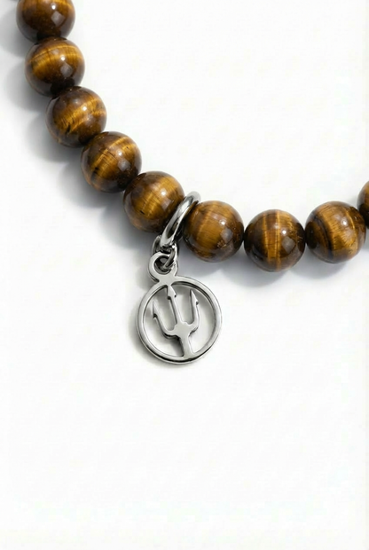 Eterna Heart – Tiger Glow | Tigerauge-Perlenarmband 8mm