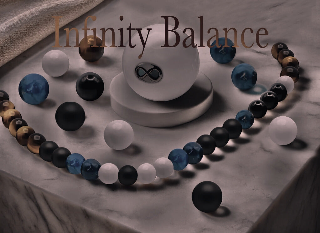 Perlenarmband Infinity Balance -  Lunar Harmony
