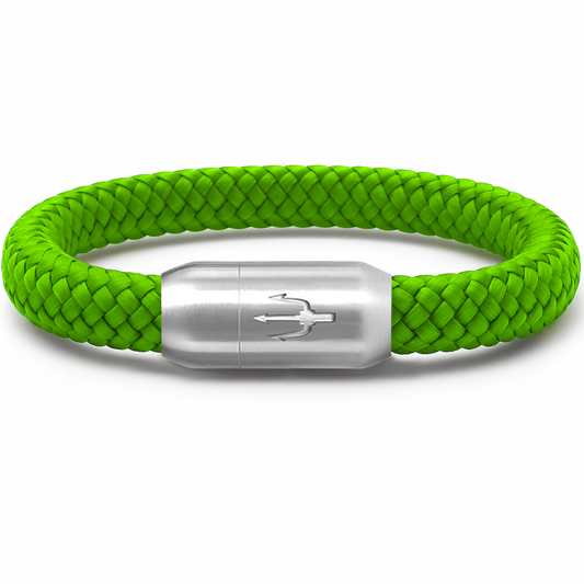 Nautic Force- Segeltauarmband "Neon Lime" Neon Grün