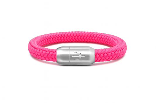 Nautic Force- Segeltauarmband "Pink Horizon" Neon Pink