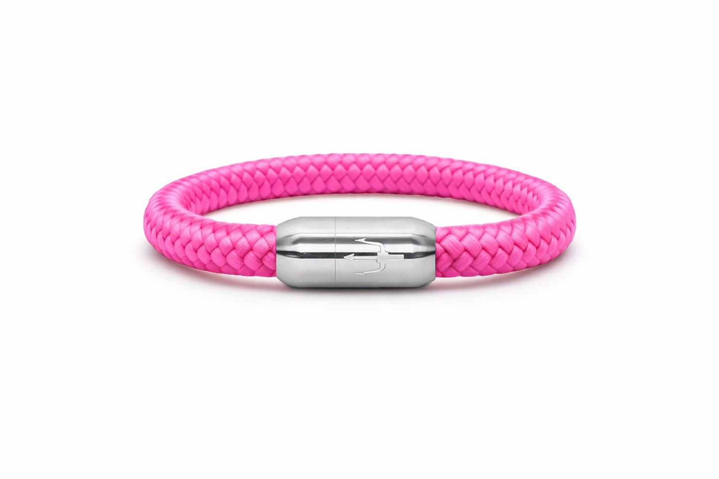 Nautic Force – Pink Horizon | Segeltauarmband Damen Herren Neon Pink 8mm