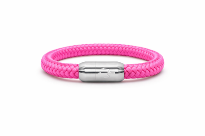 Nautic Force – Pink Horizon | Segeltauarmband Damen Herren Neon Pink 8mm