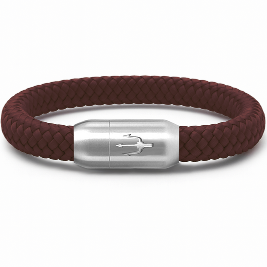 Nautic Force Segeltauarmband “Bordeaux Crest”