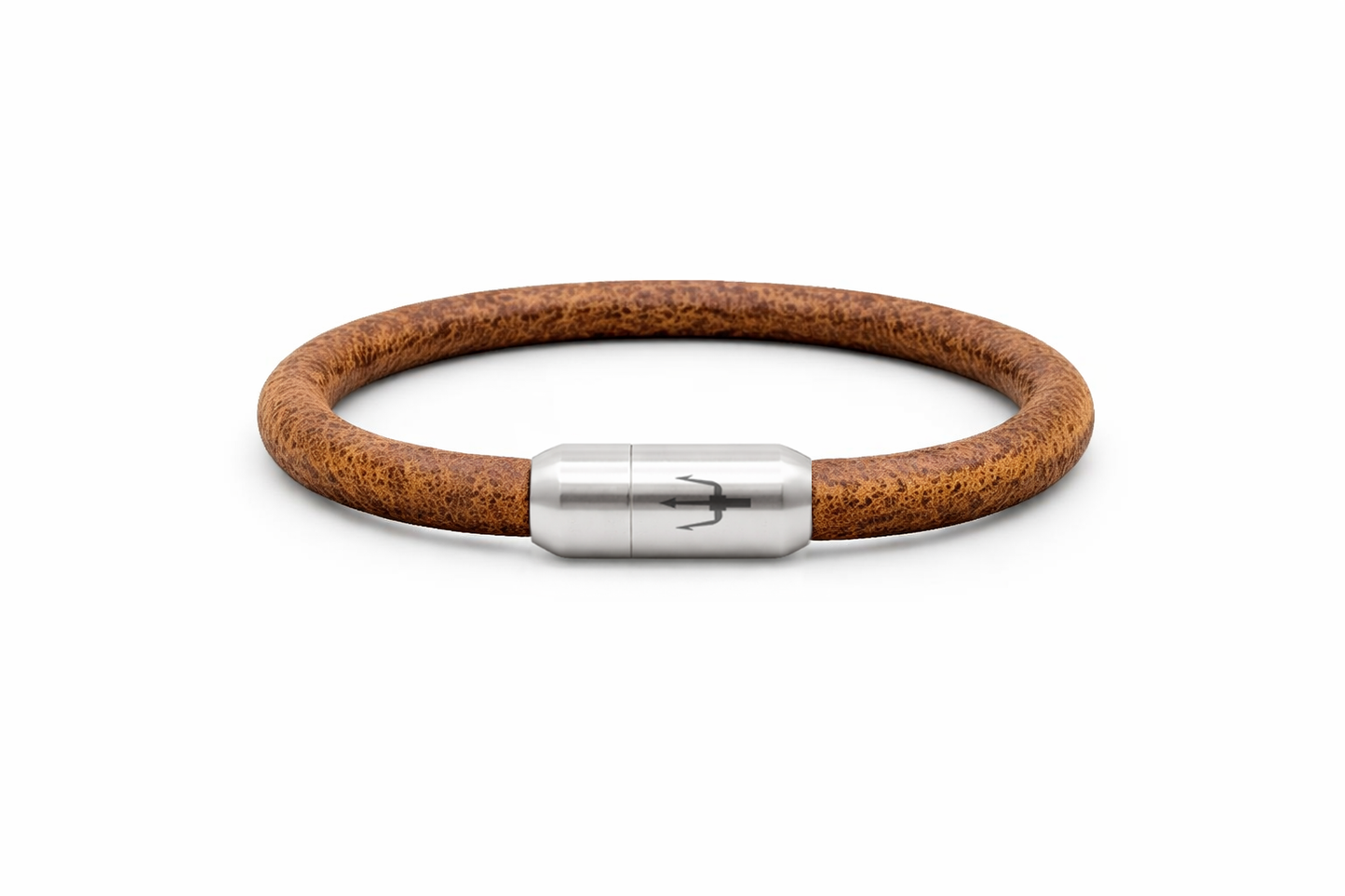 Puro Caramello – Lederarmband Herren Hellbraun 6mm | Handgefertigt