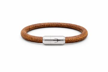 Puro Caramello – Lederarmband Herren Hellbraun 6mm | Handgefertigt