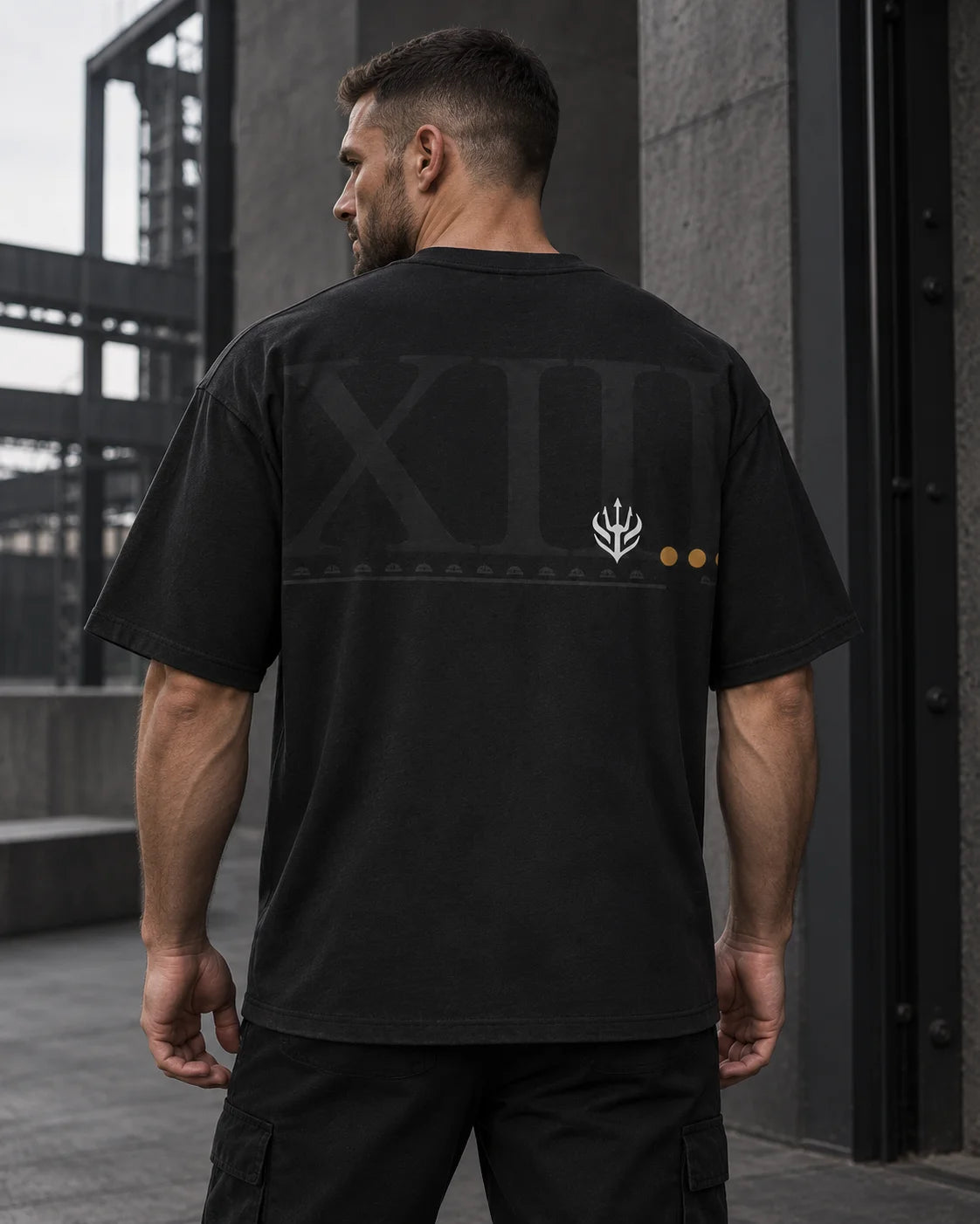 DREIZENTIA xiii black – KI-Kampagnenmockup
