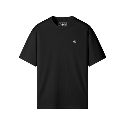 DREIZENTIA™ Essential Tee in Black – Frontansicht