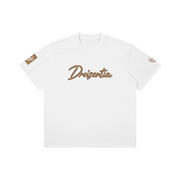 DREIZENTIA REVIER ROYAL – Cognac White | Boxy T-Shirt