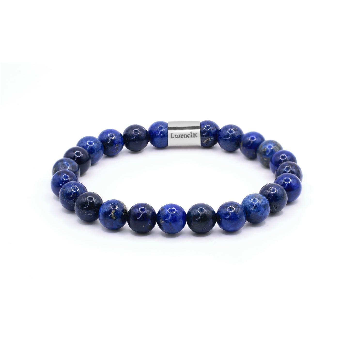 Lapislazuli Perlenarmband blau