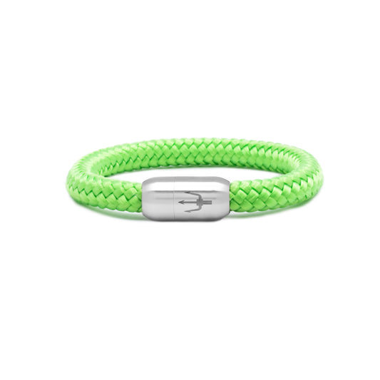 Armband Segeltau Maritim Neon Grün